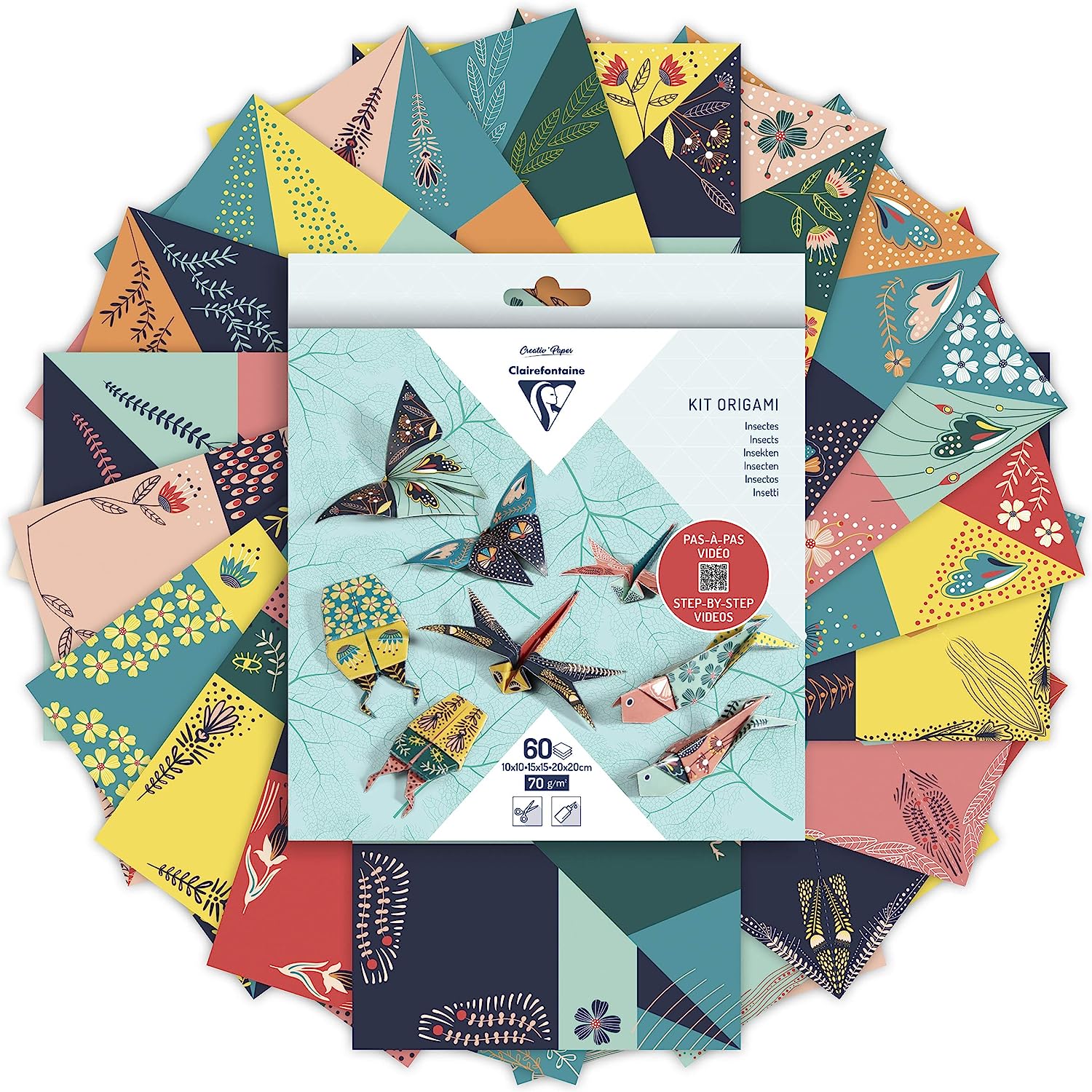 Clairefontaine origami insects kit