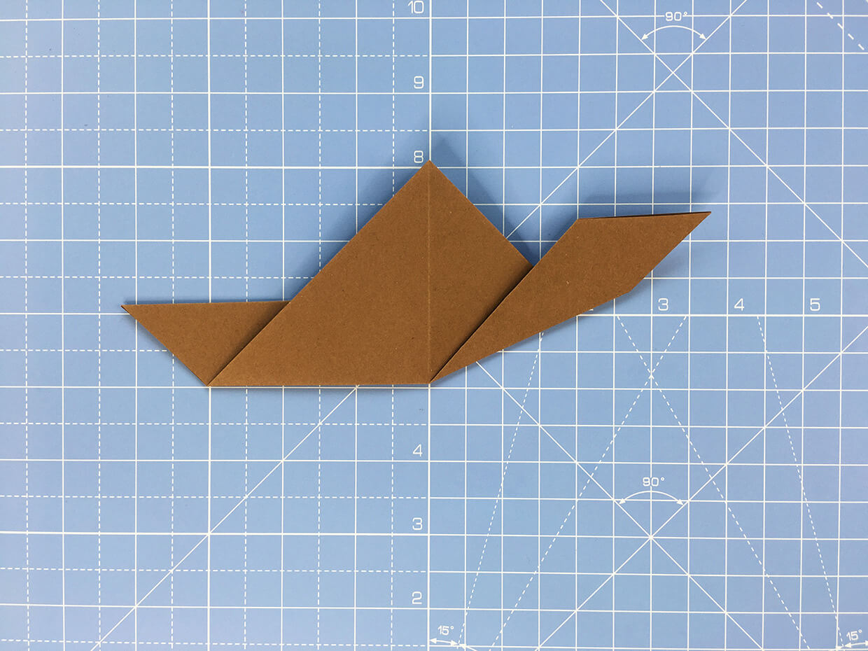 How to make an origami bat – step 5