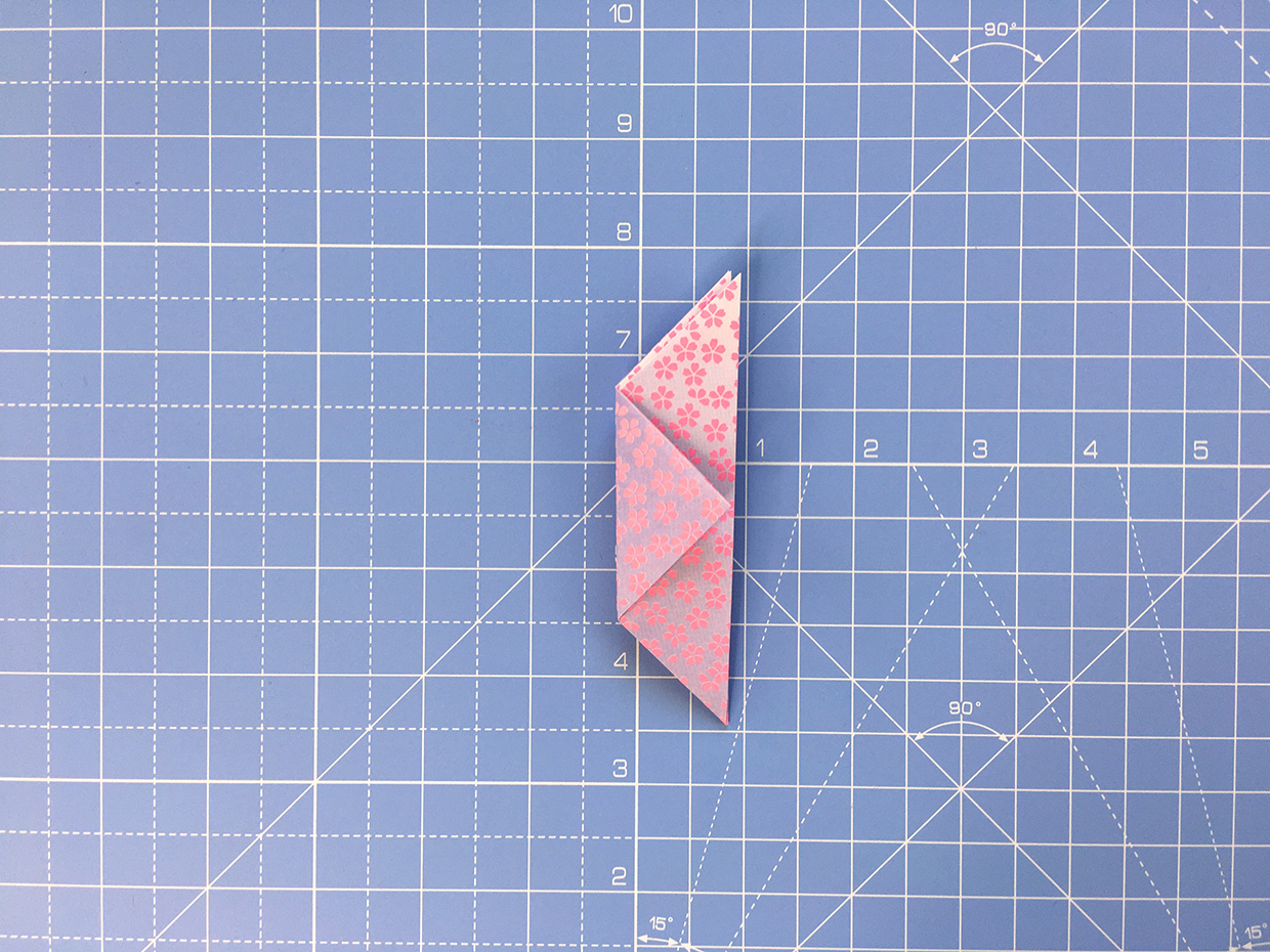 How to make an origami dove – step 7