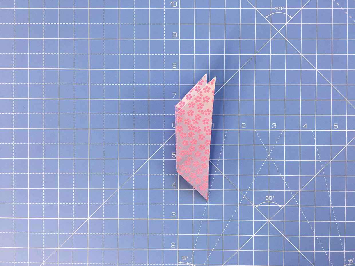 How to make an origami dove – step 8