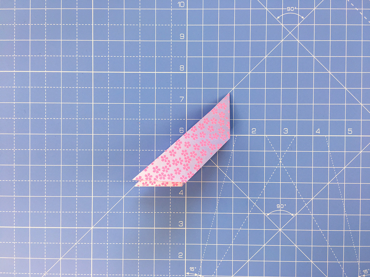 How to make an origami dove – step 9