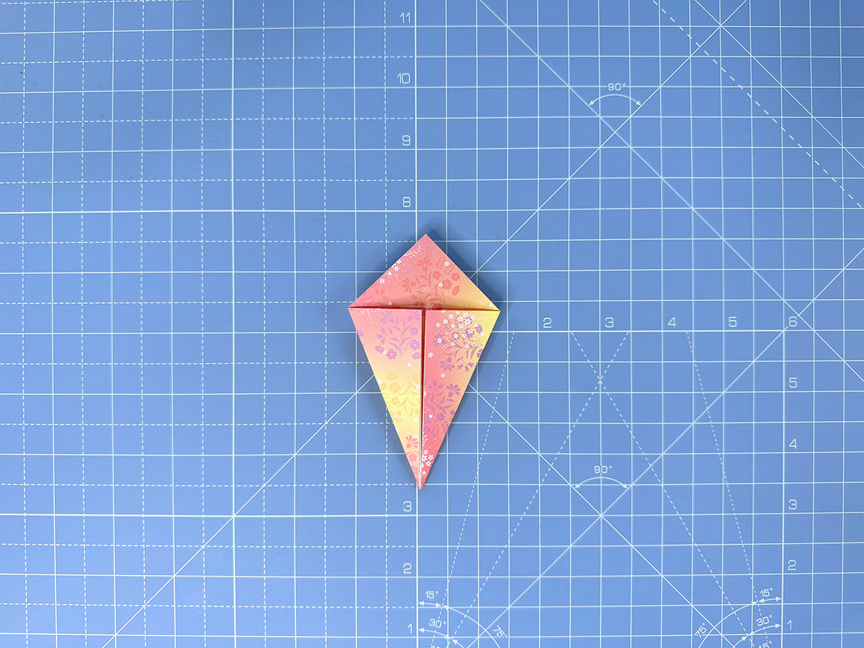How to make an origami hummingbird – step 6