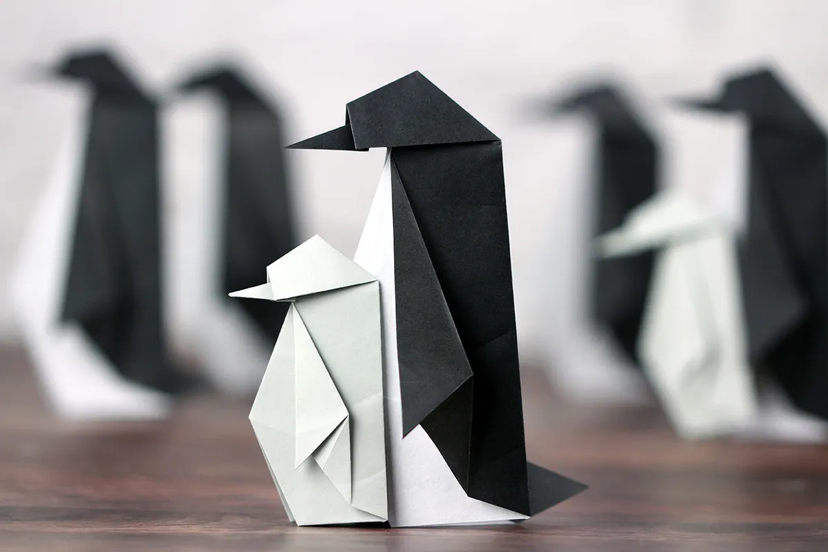 how to make an origami penguin