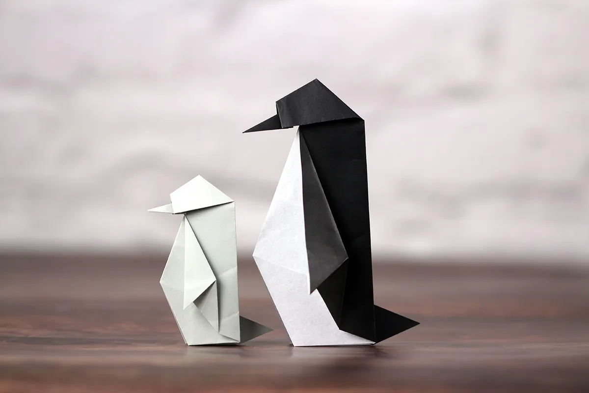 How to make an origami penguin 2