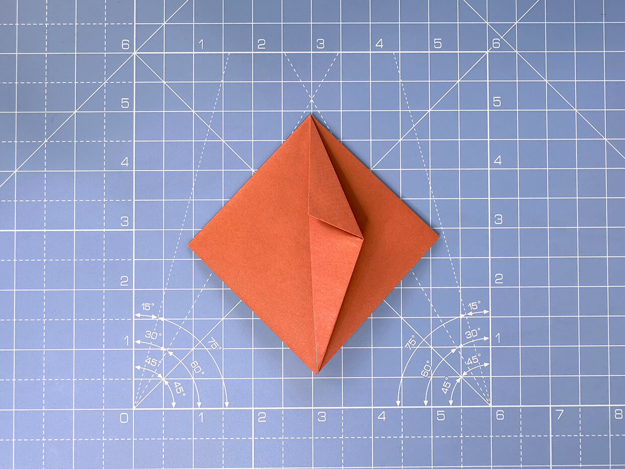 How to make an origami pumpkin – step 6