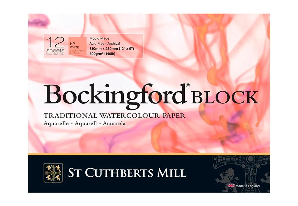 Bockingford hot pressed watercolour block