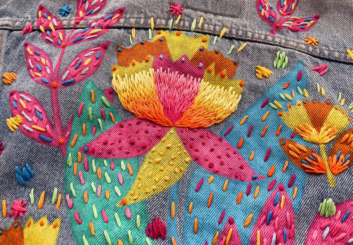 Embroidered clothes