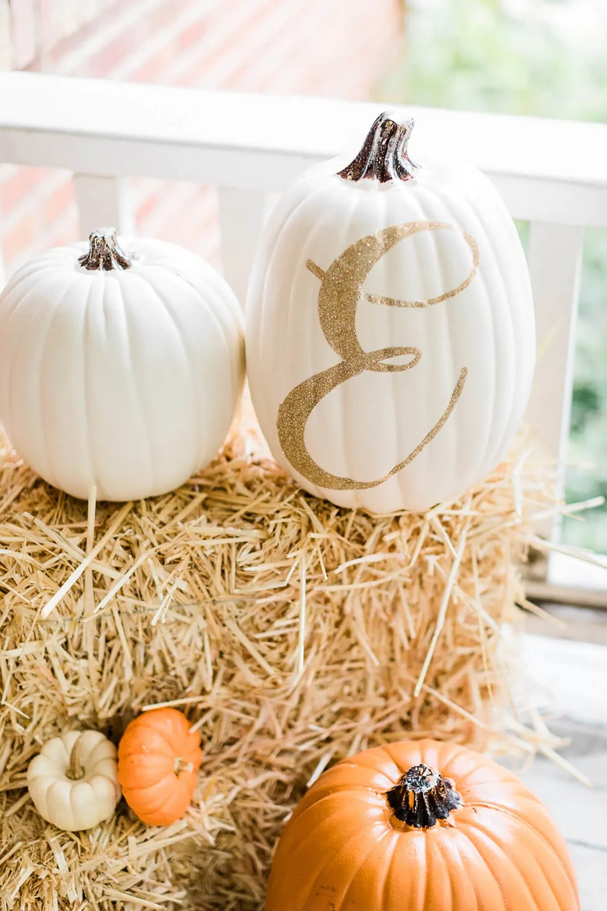 pumpkin decorating monogram
