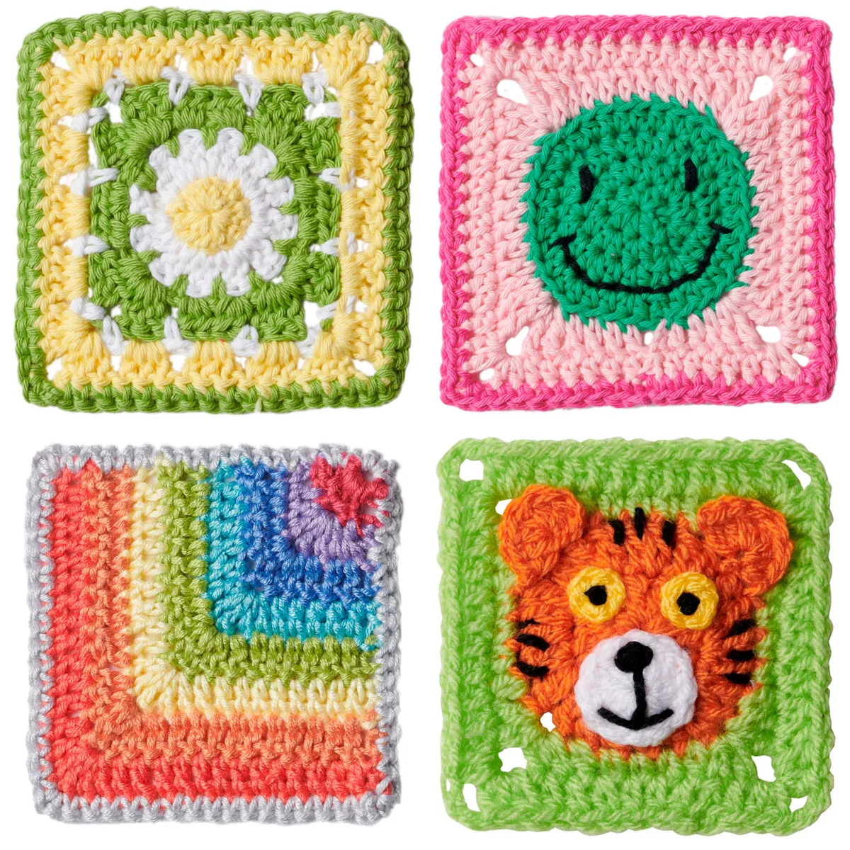 Easy 3D Granny Square Ideas: Simple 3D Granny Square Patterns Step By Step