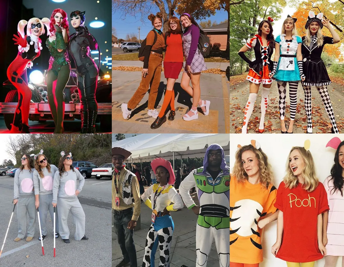 23 trio Halloween costumes