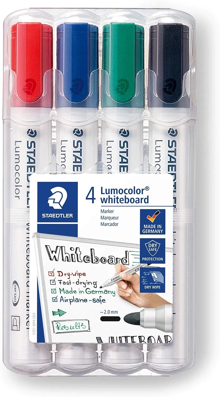 STAEDTLER 351 WP4 Lumocolor Whiteboard Marker