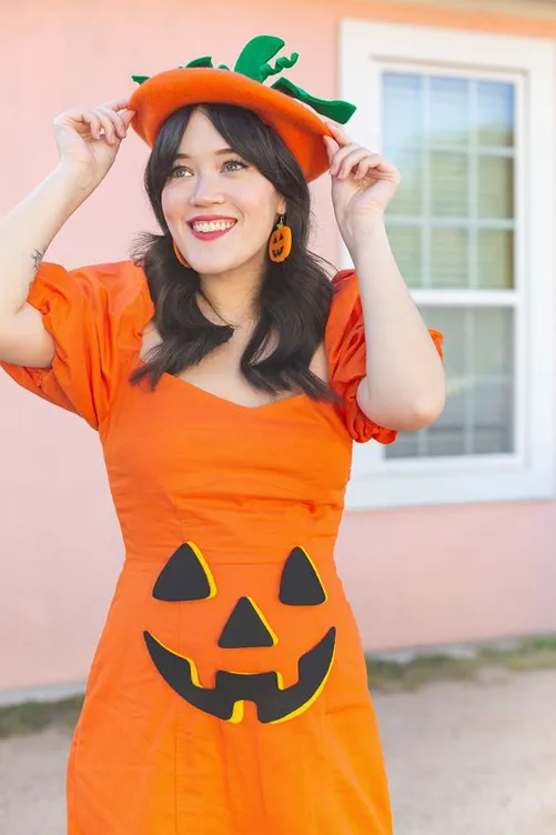 Cute pumkin halloween costume copy