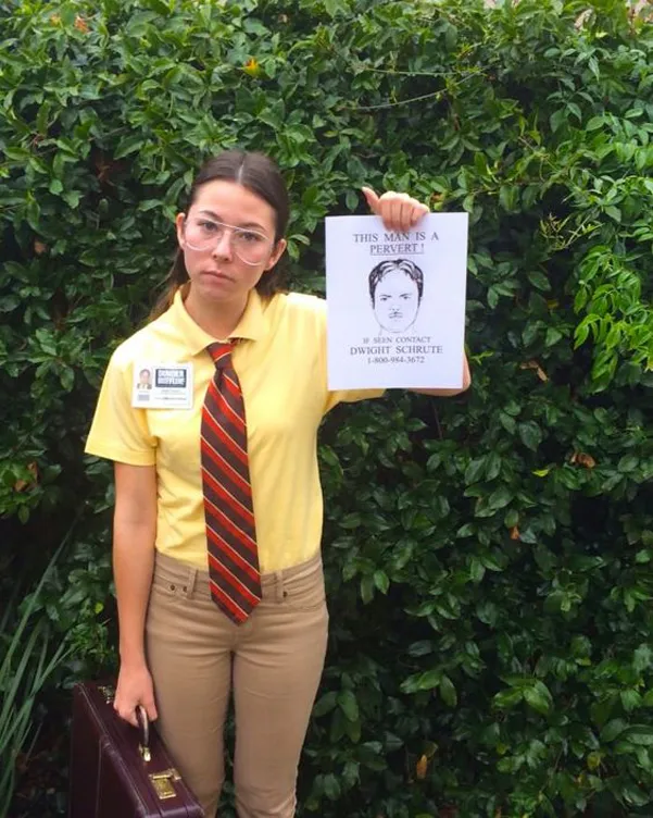 Dwight Schrute funny Halloween costume copy