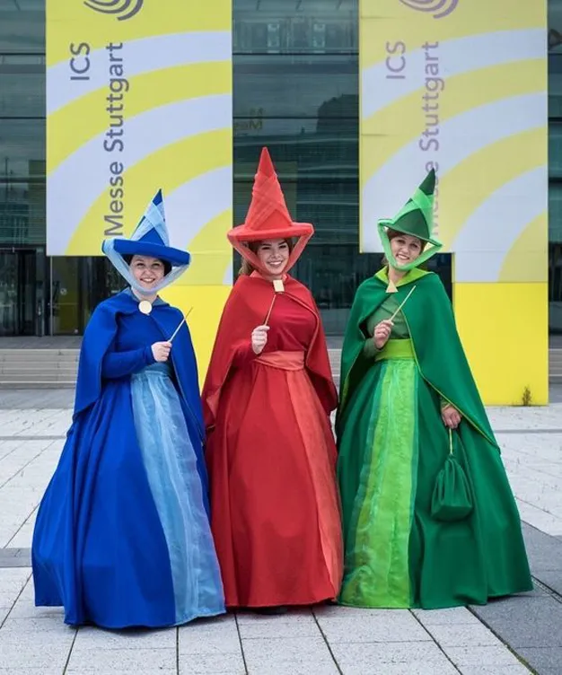 Fairy godmother trio Halloween costumes copy