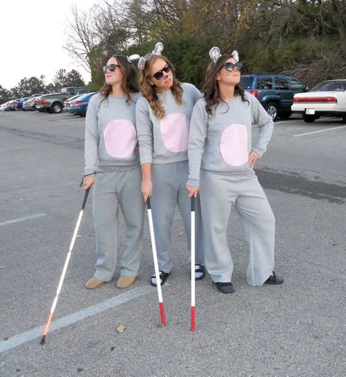 Three blind mice trio Halloween costume copy