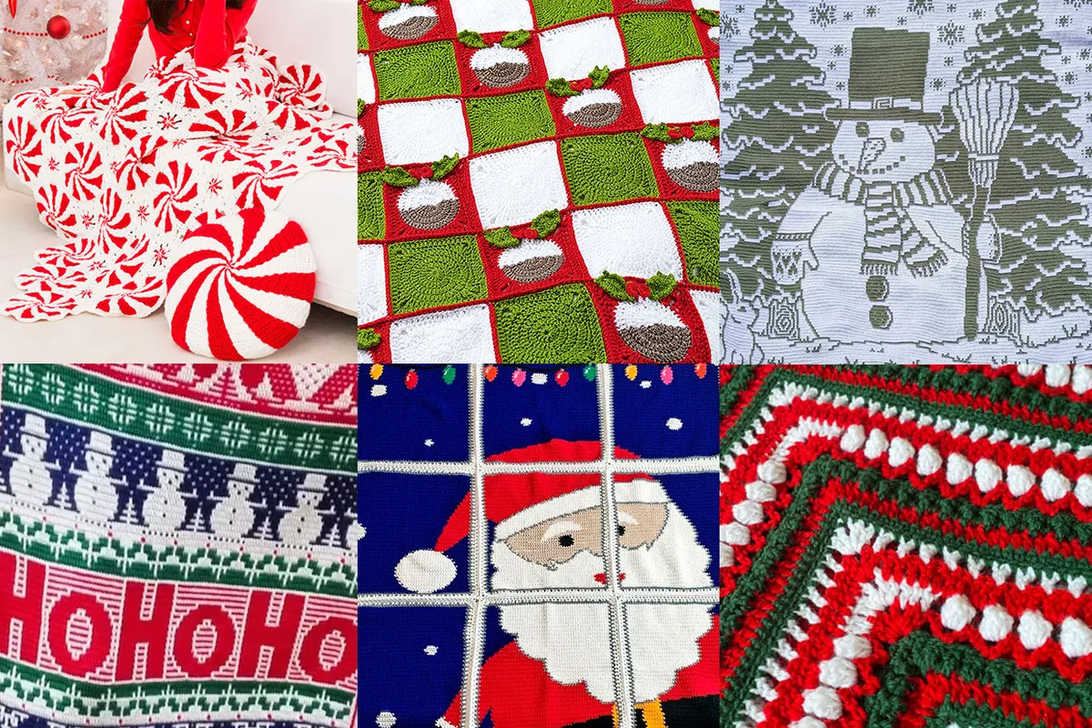 best-christmas-crochet-blankets