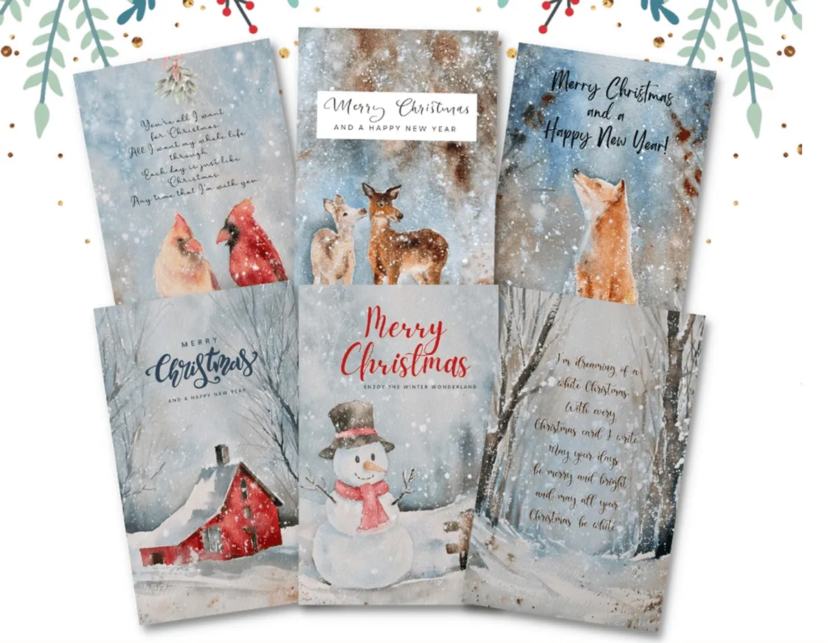 free printable christmas cards 10