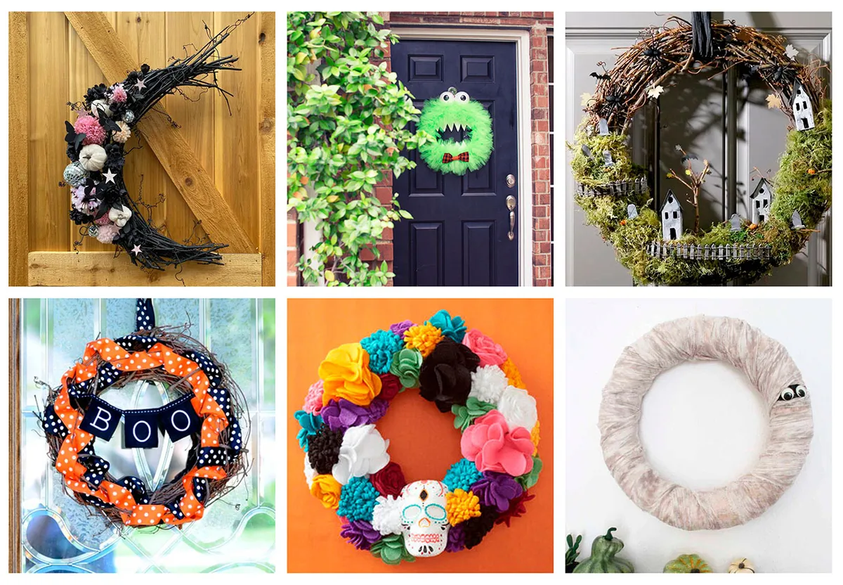 Halloween wreath ideas