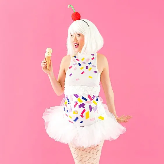 ice cream pregnant Halloween costume