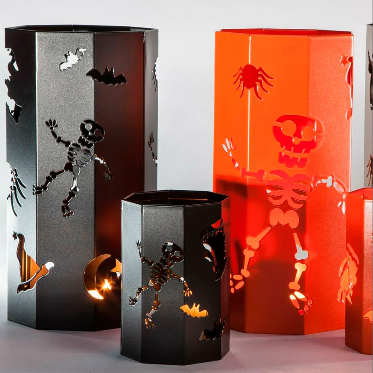 Metal Halloween lanterns