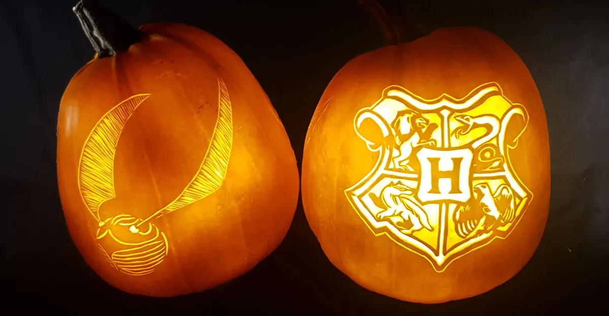 pumpkin carving ideas - harry potter