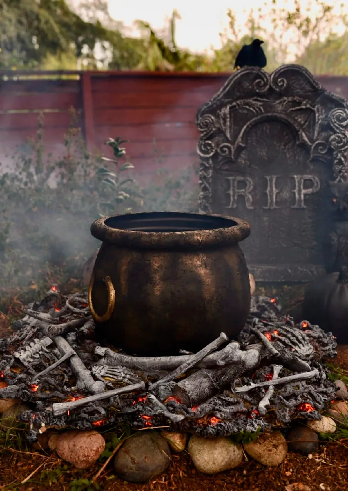 Realistic witches' cauldron