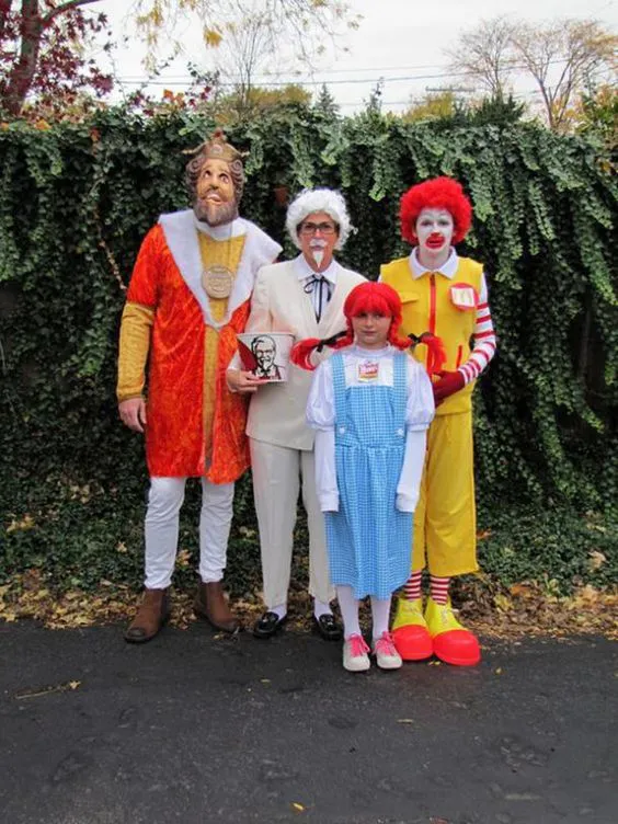 Fast Food group Halloween costume