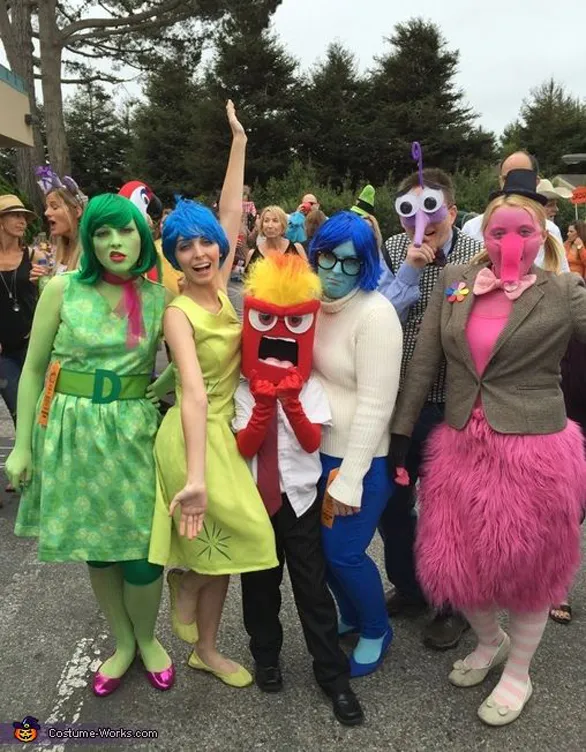 Inside Out group Halloween costumes