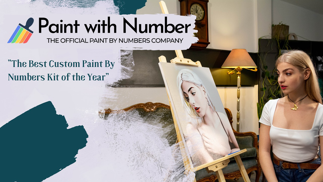 Opalberry Paint by Numbers for Adults Framed - Adults' Paint-by-Number Kits  on Canvas - Paint by Numbers for Adults with Frame - DIY Painting by Numbers  for Adults - Paint by Numbers