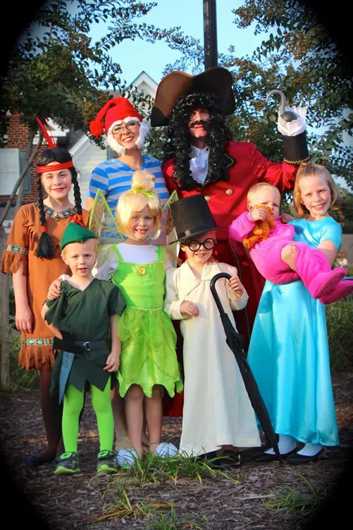 Peter Pan group Halloween costumes