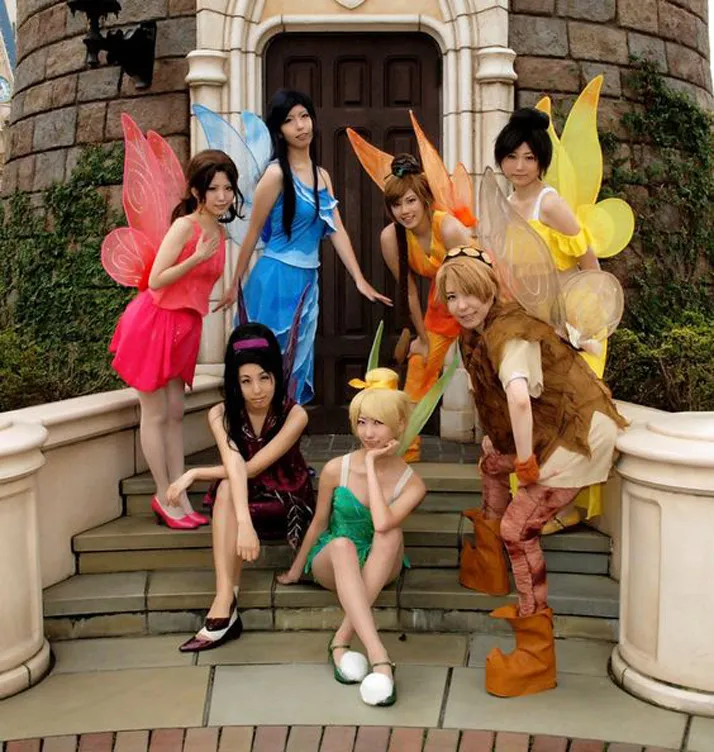 Tinkerbell and friends group Halloween costume