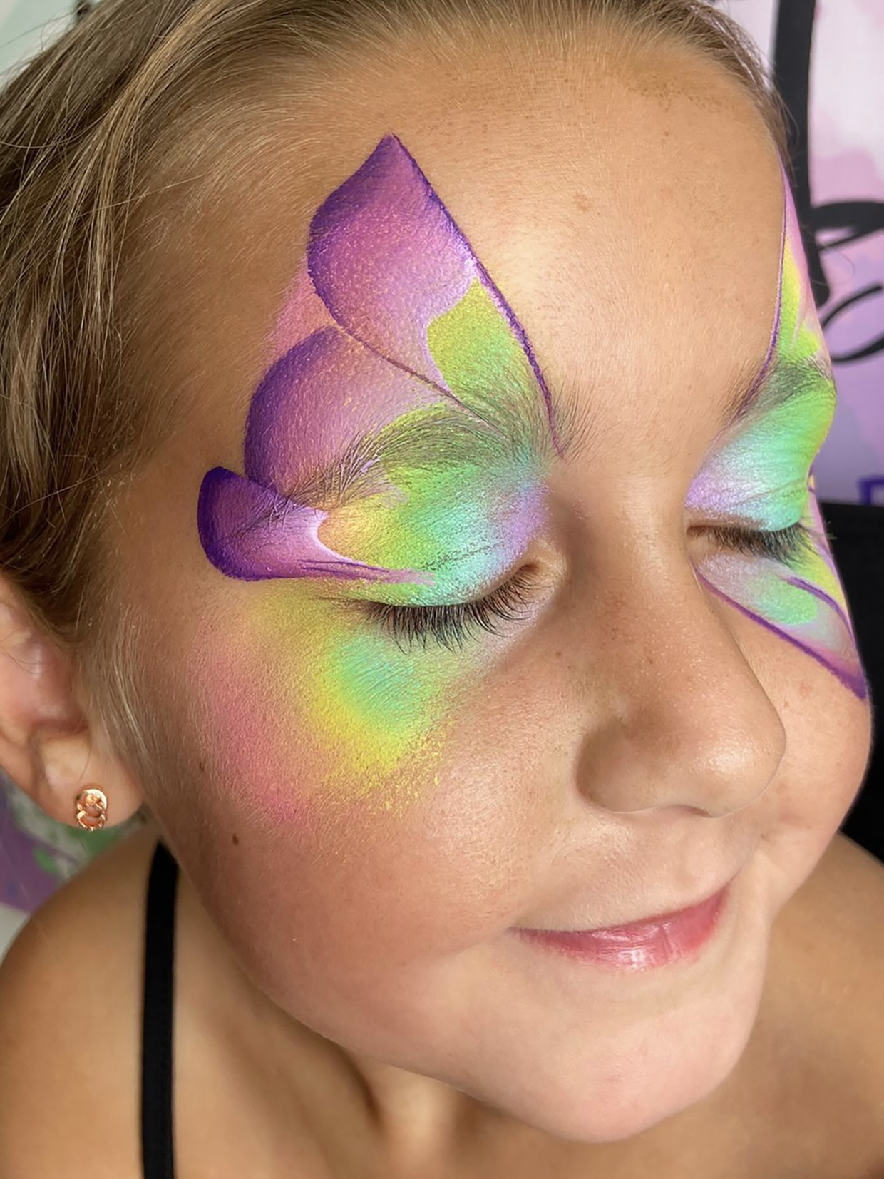 butterfly face paint 12
