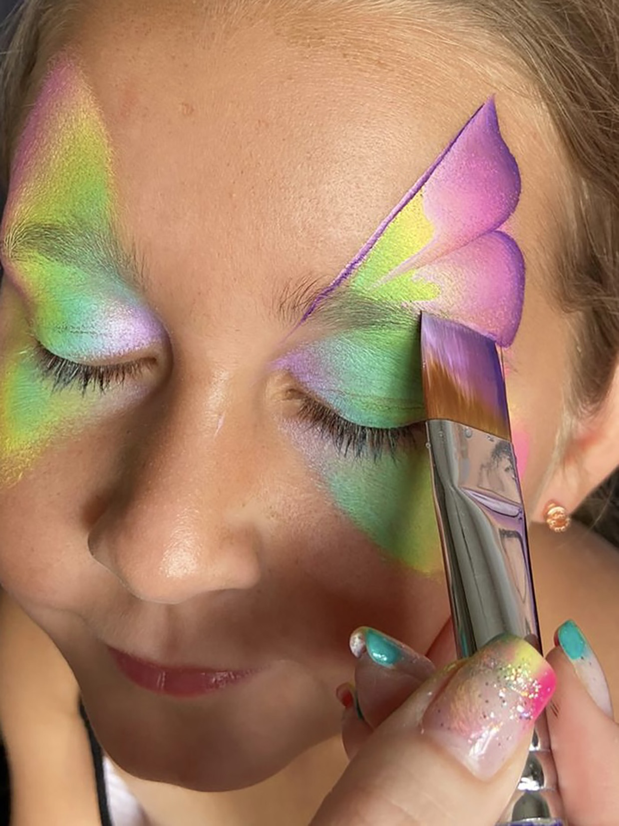 butterfly face paint 8