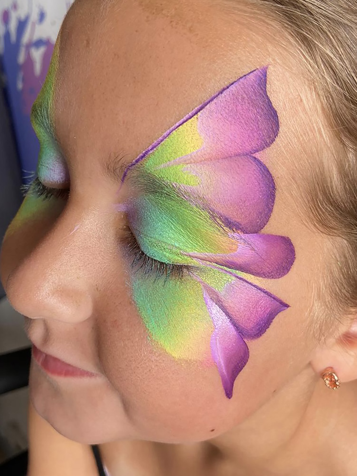 butterfly face paint 9