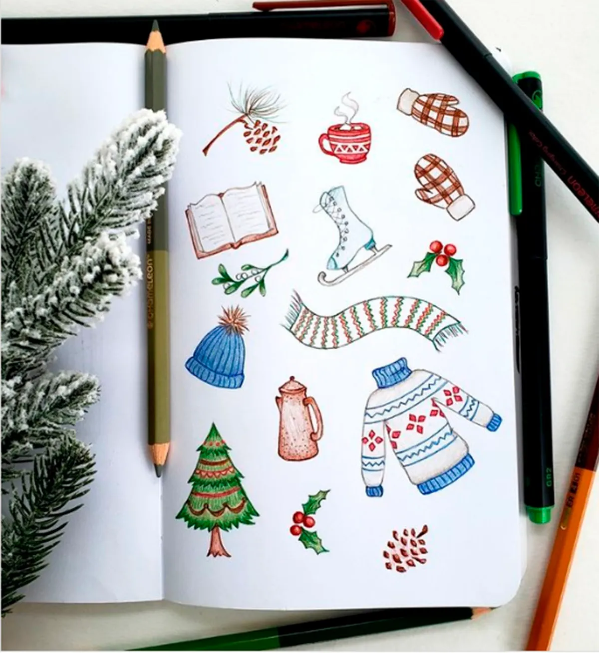 Christmas doodling ideas