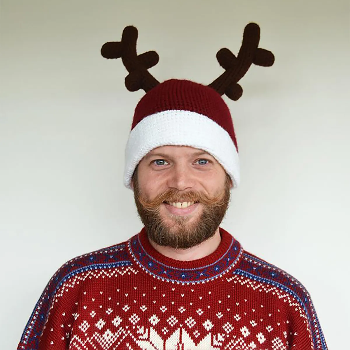 reindeer crochet hat pattern