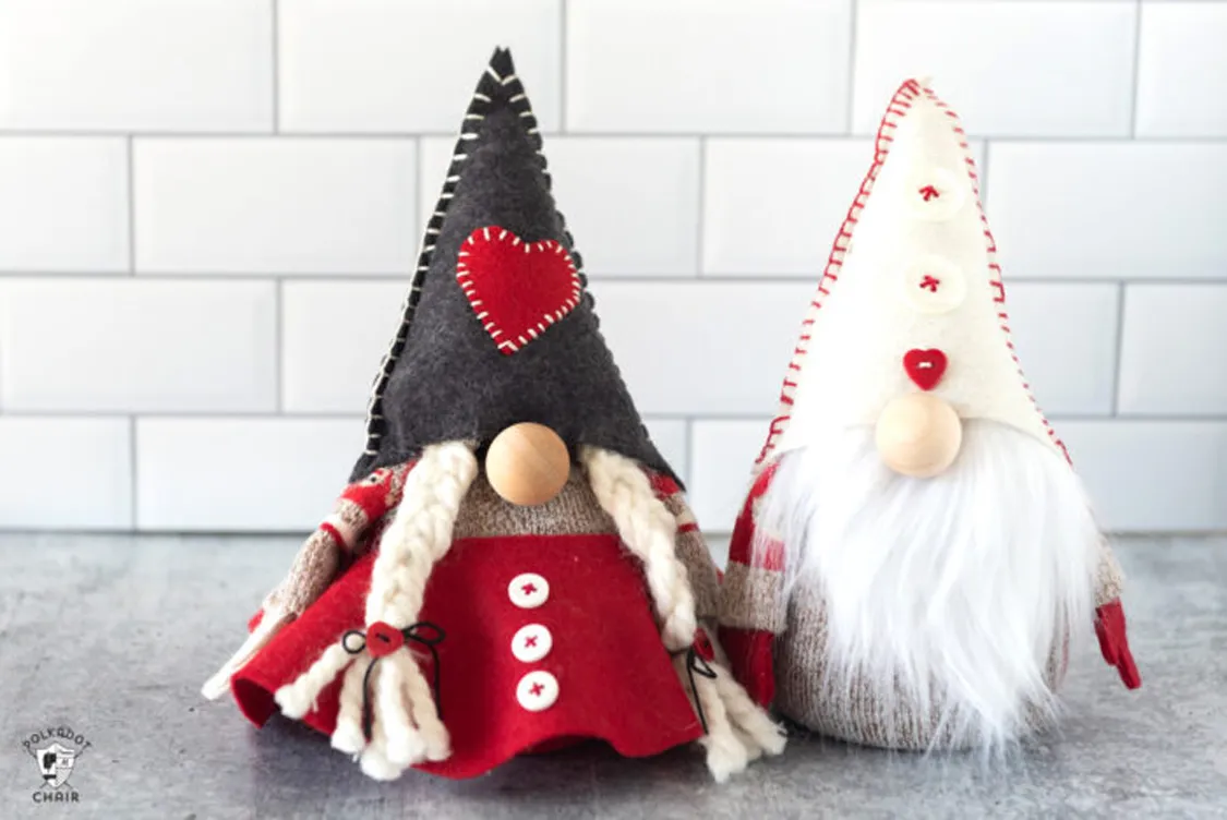 Scandinavian gnome sewing patterns