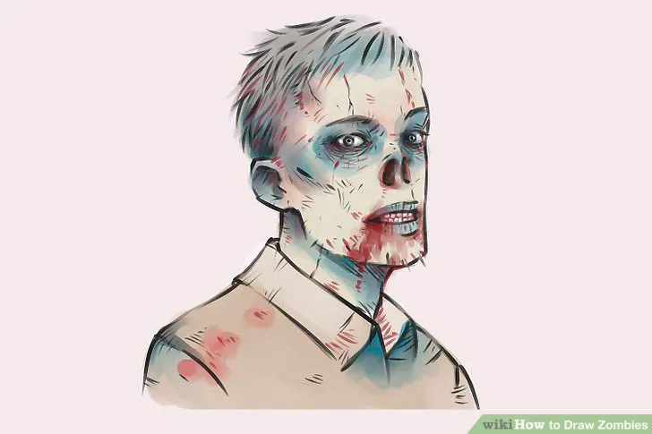 How to draw a zombie