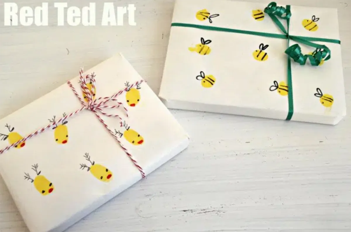 make your own gift wrap ideas -4
