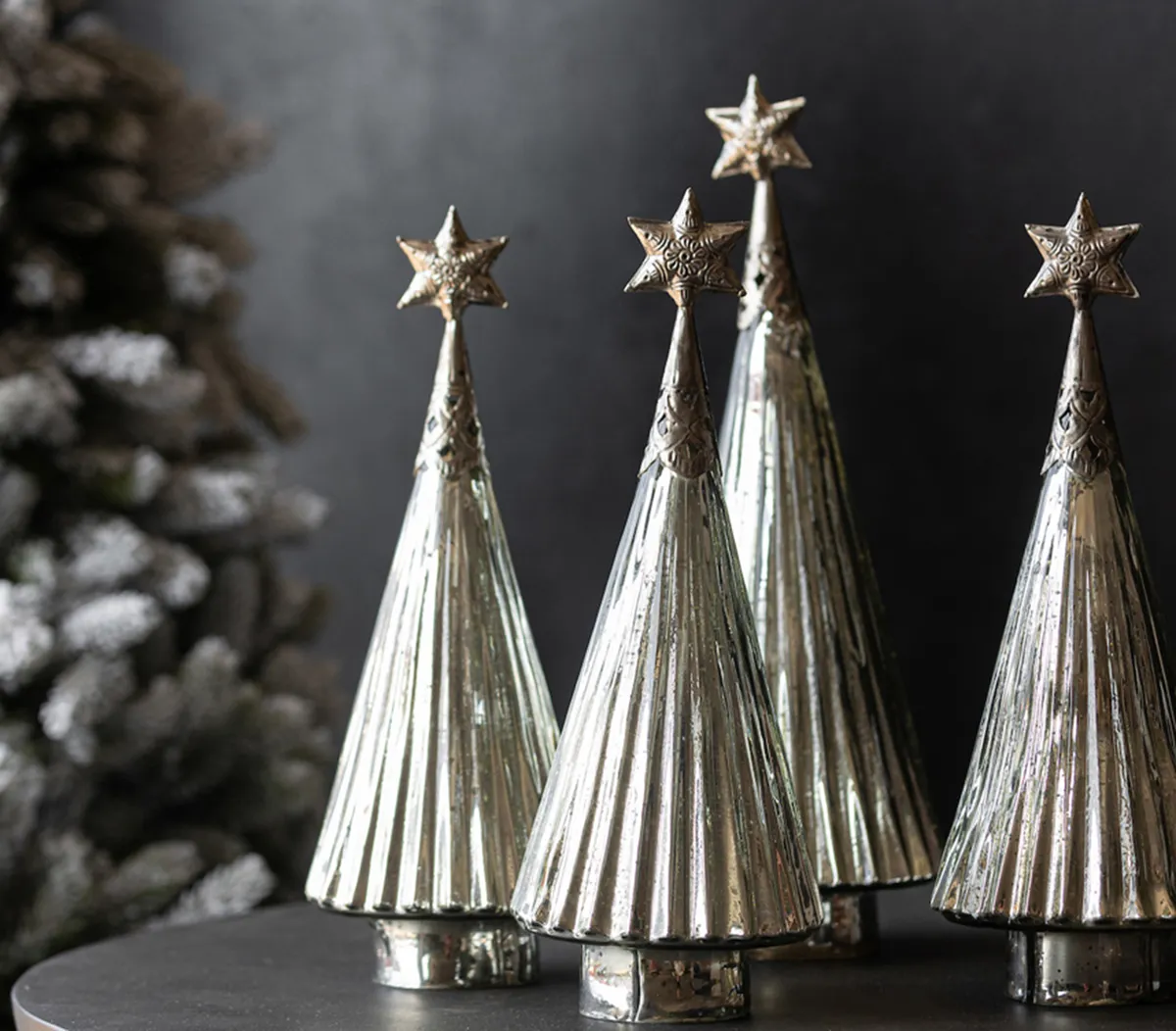 Christmas trends 2023 Rockett St George, Large Antique Silver Christmas Tree