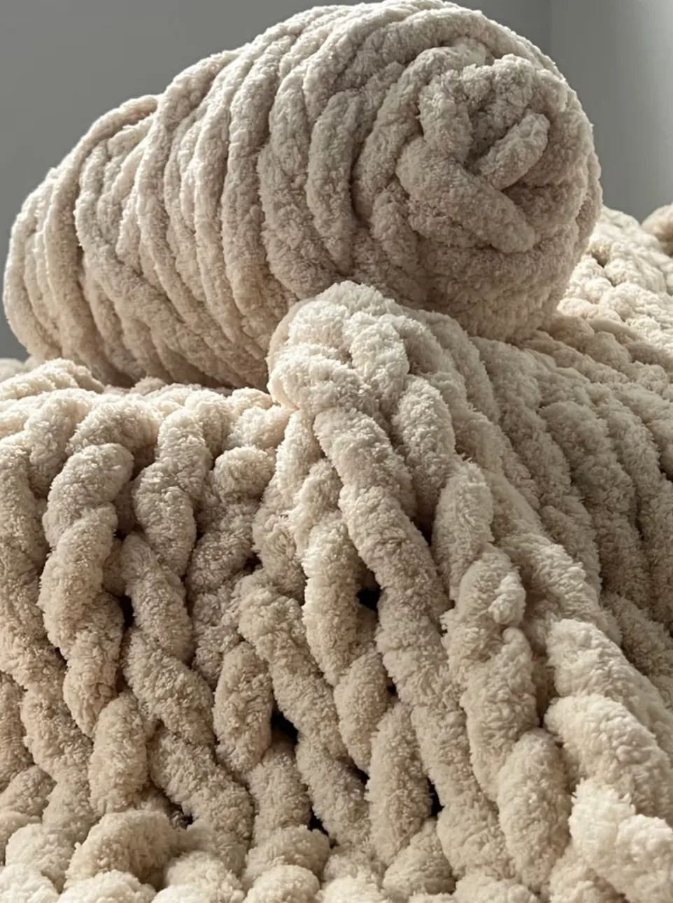 Chunky Cotton Yarn for Arm Knitting Crochet Super Saver Jumbo Giant Bulky  Premier Yarn for Making Pets House Blanket (Big Red)