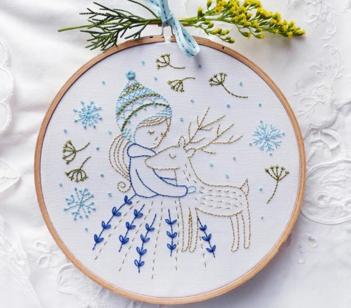 21 Christmas embroidery kits to make you feel festive - Gathered