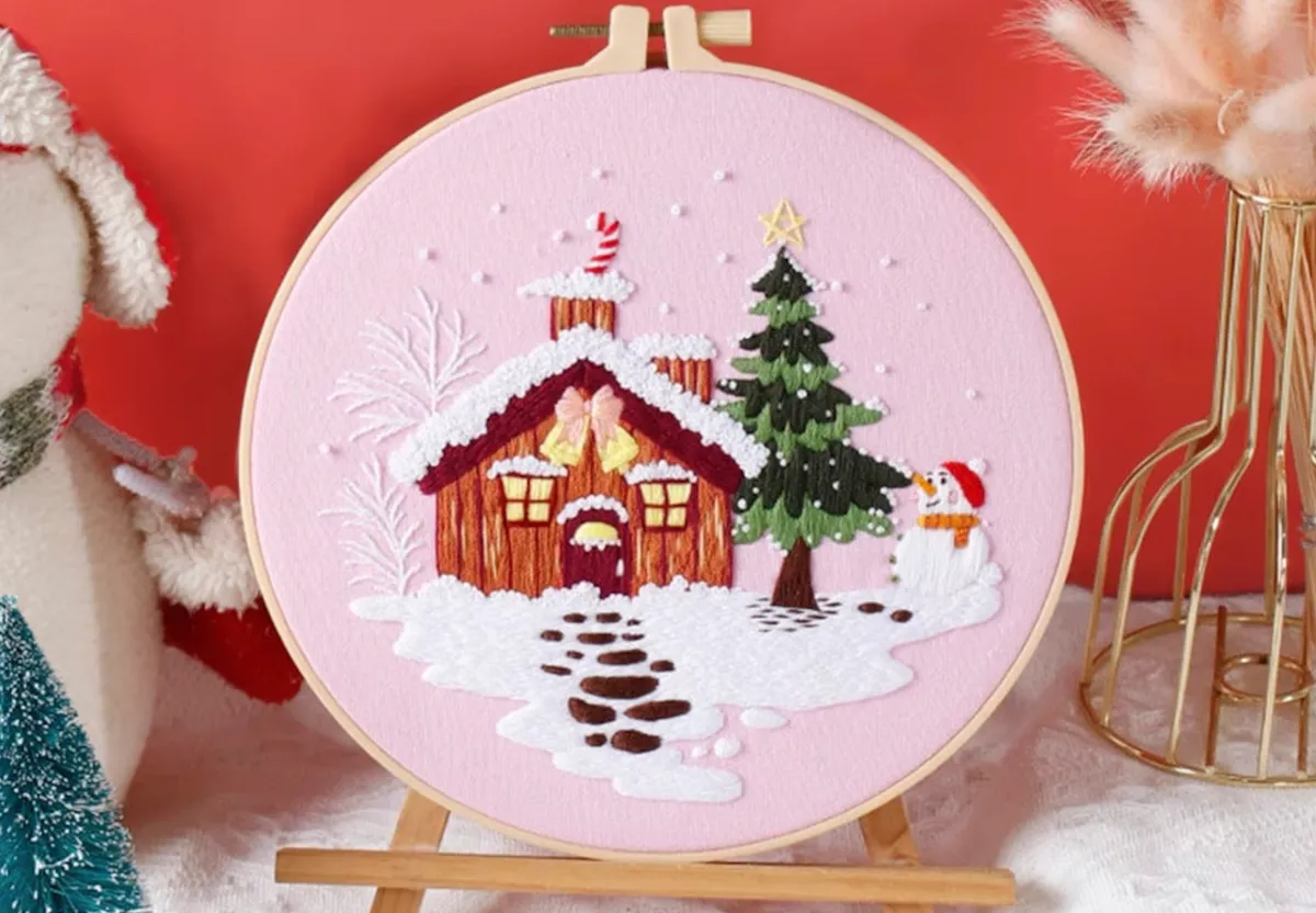 embroidery kits for christmas