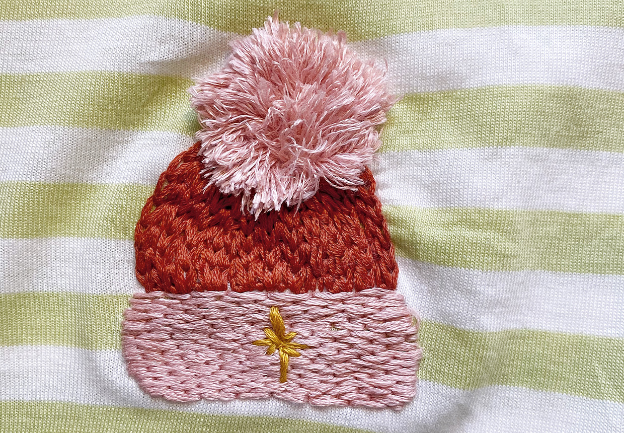 mini embroidery – step 2