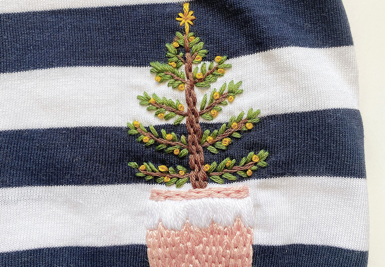 mini embroidery – step 6