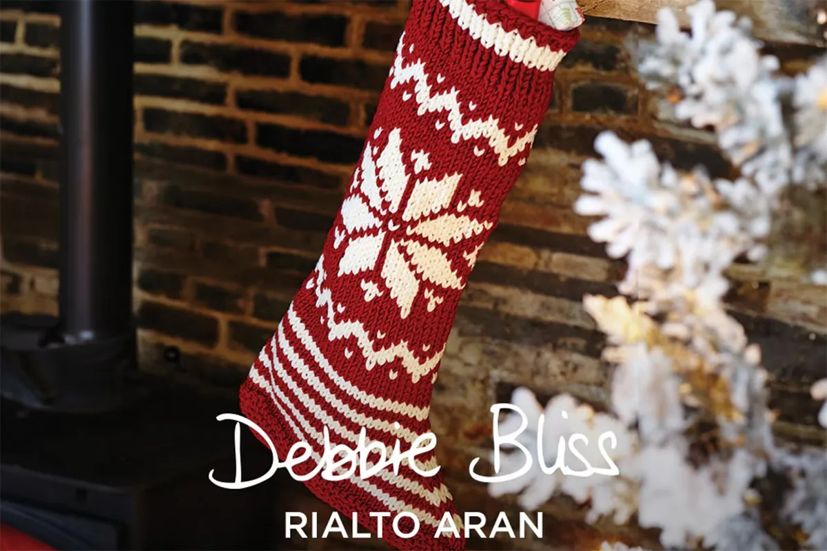 Christmas stocking knitting patterns Debbie Bliss