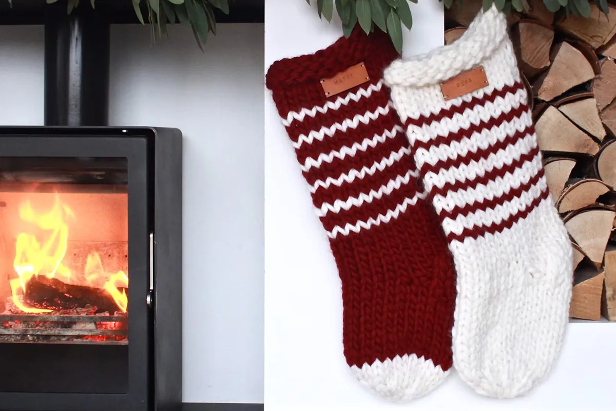 Christmas stocking knitting patterns Leolic