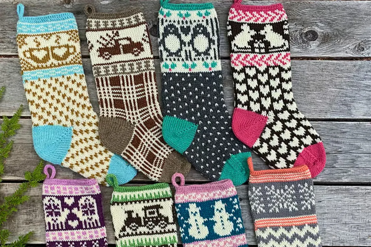 Christmas stocking knitting patterns Ukee Knits