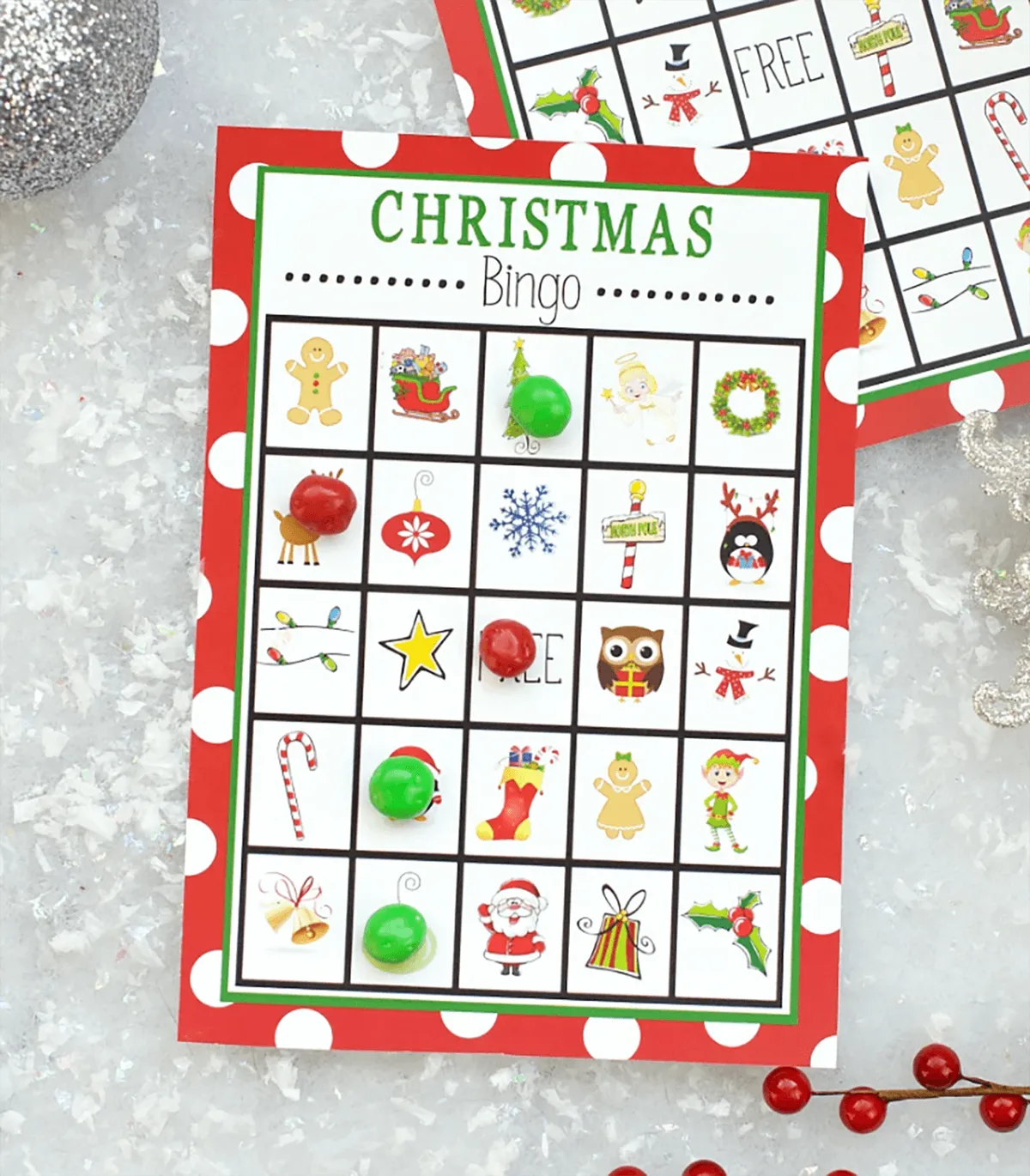 christmas games - bingo