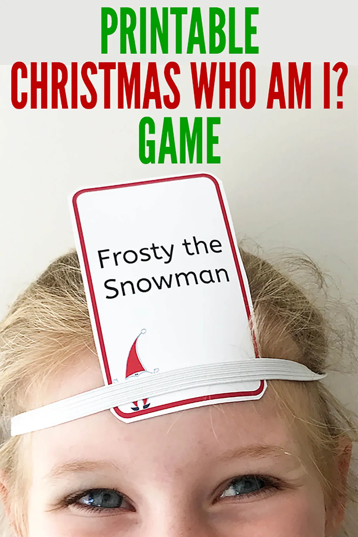 christmas games - who am i
